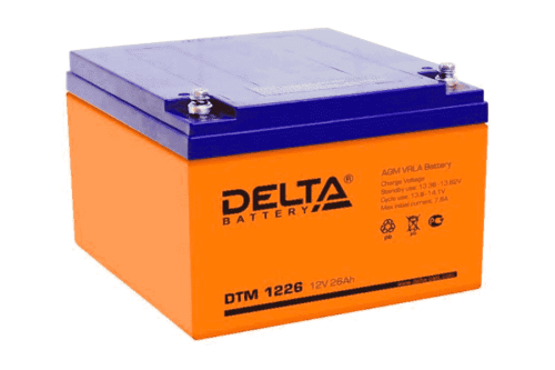Аккумулятор Delta Delta DTM 1226