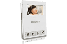 Монитор видеодомофона КОСОМ KCV-434SD (белый)
