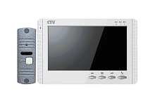 Комплект видеодомофона CTV CTV-DP1704MD W (белый)