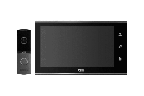 Комплект видеодомофона CTV CTV-DP2702MD B (чёрный)