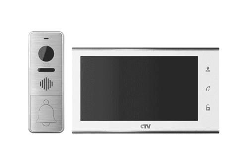 Комплект видеодомофона CTV CTV-DP4705AHD W (белый)
