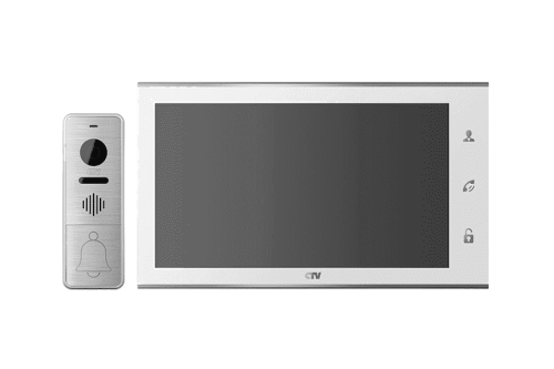 Комплект видеодомофона CTV CTV-DP4105AHD W (белый)