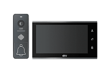 Комплект видеодомофона CTV CTV-DP4707IP B (чёрный)