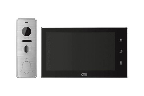Комплект видеодомофона CTV CTV-DP4706AHD B (чёрный)